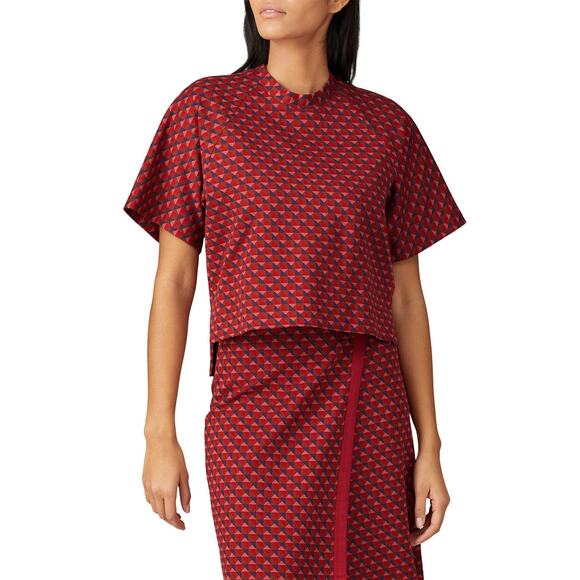 Rosetta Getty Triangle Cocoon T-Shirt - Size Small - Picture 3 of 8